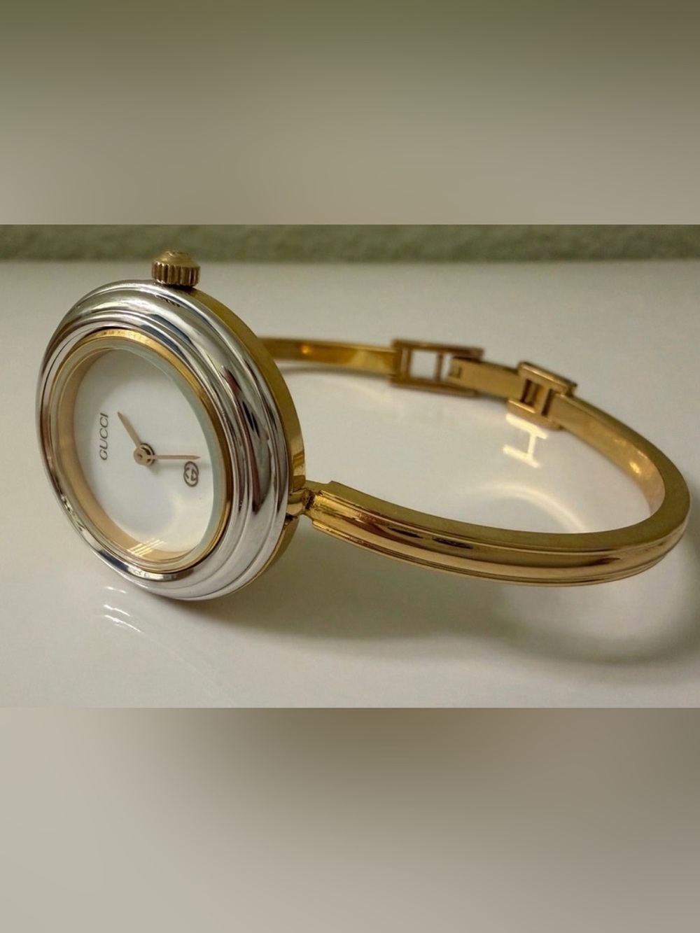 Gucci Silver Metal Bezel “Only" For Gucci Watch Bezel 1100-11/12.2-1200-No Watch